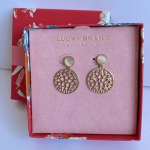 New Lucky Brand Medallion Earrings